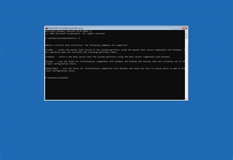 fixmbr windows 10.